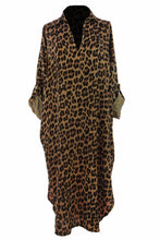 Load image into Gallery viewer, Leopard Print Cheesecloth Midi
