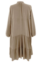 Load image into Gallery viewer, V Neck Corduroy Swing Dress
