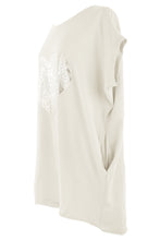 Load image into Gallery viewer, Silver Foil Heart Tunic Top
