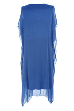 Load image into Gallery viewer, Batwing Silk Kaftan Midi
