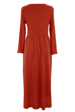 Load image into Gallery viewer, Ribbed Cotton Midi Dress
