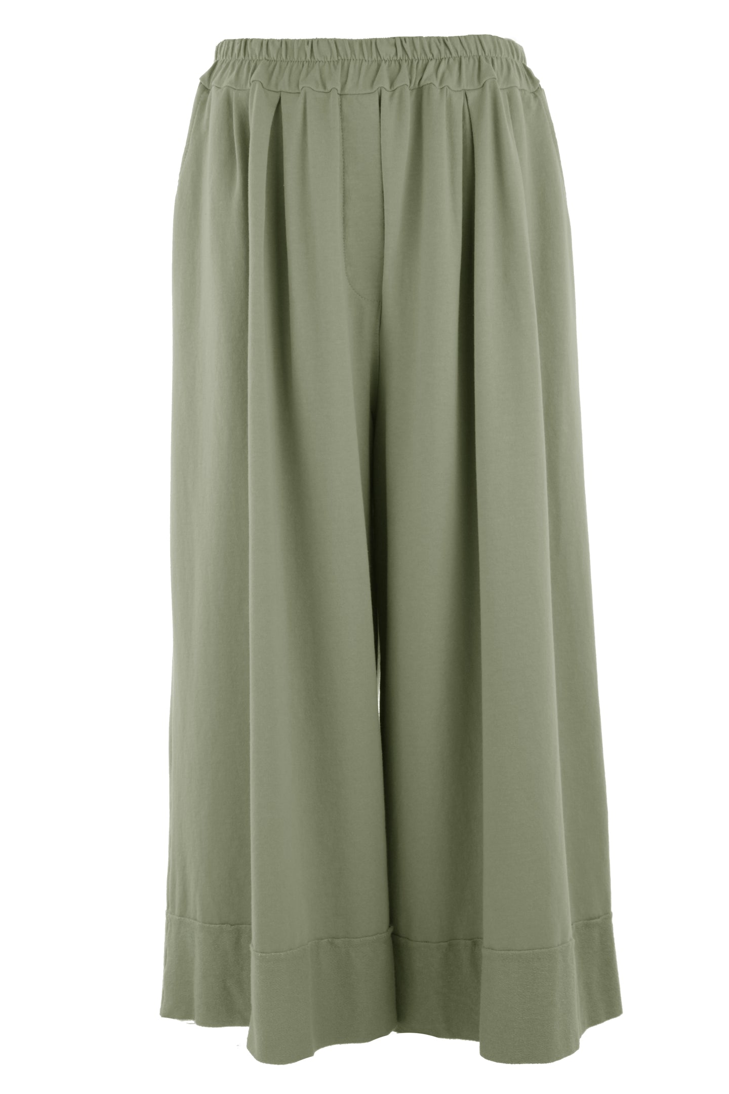 Wide Leg Jersey Trouser