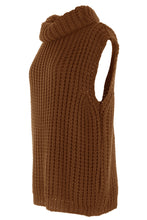 Load image into Gallery viewer, Sleeveless Roll Neck Jumper
