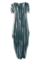 Load image into Gallery viewer, Cap Sleeve Abstract Tie Dye Midi
