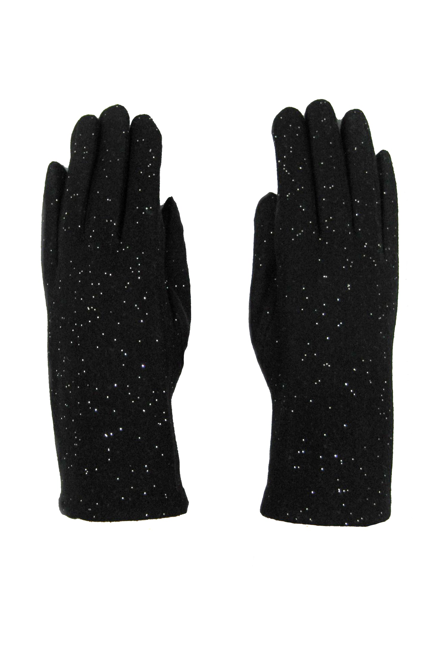 Glitter Detail Cashmere Fleece Gloves