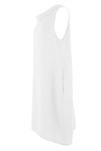 Load image into Gallery viewer, Sleeveless Round Collar Linen Dress
