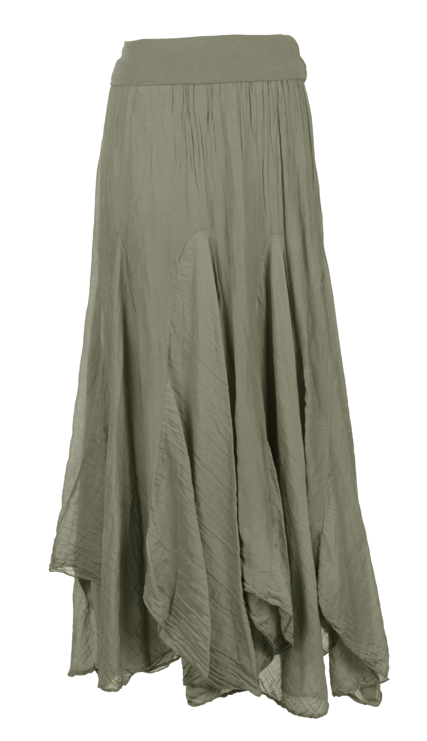 Silk Panel Skirt